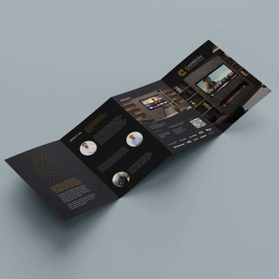 Carbon Integration A4 4-fold brochure